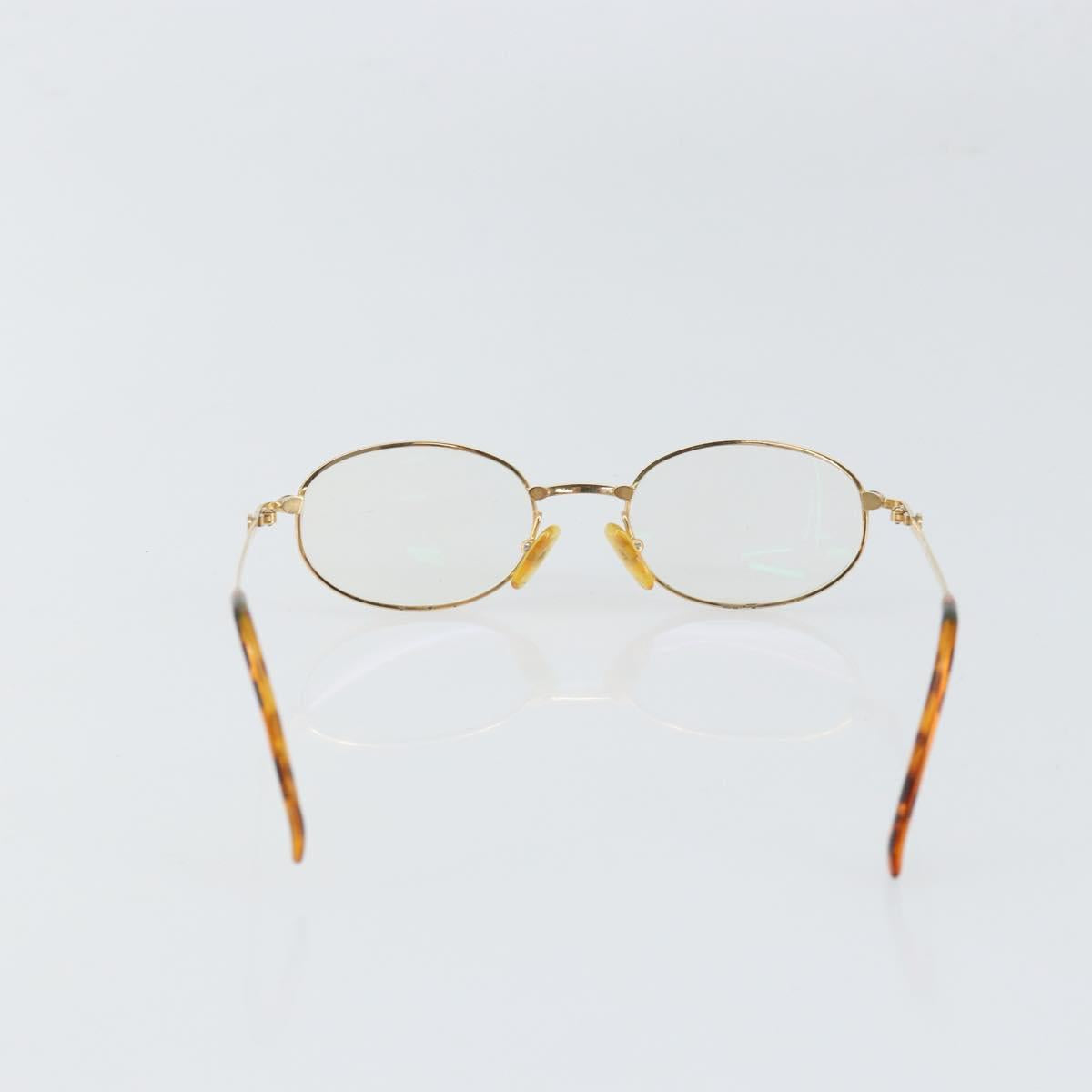 Christian Dior Glasses metal Brown Auth 168779