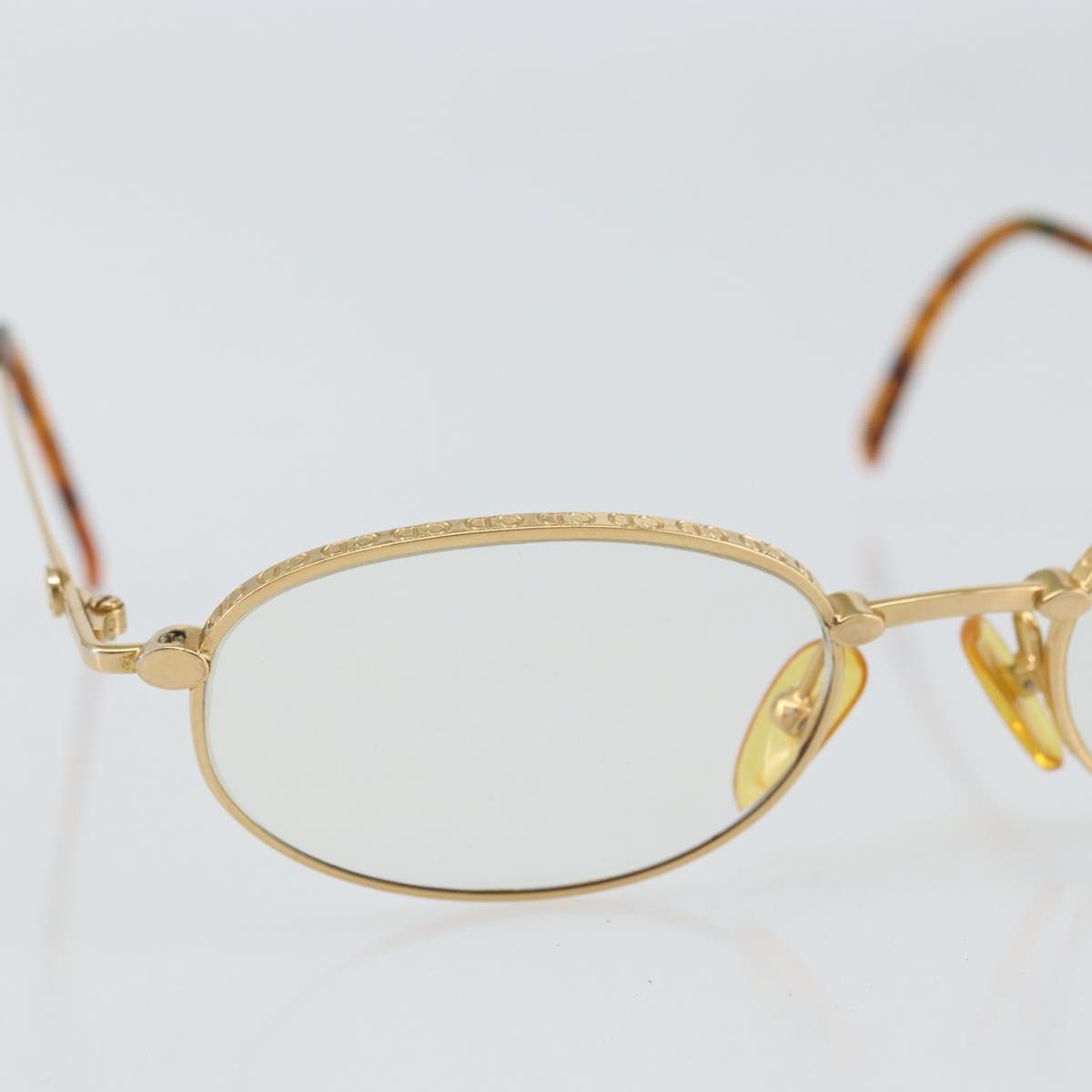 Christian Dior Glasses metal Brown Auth 168779