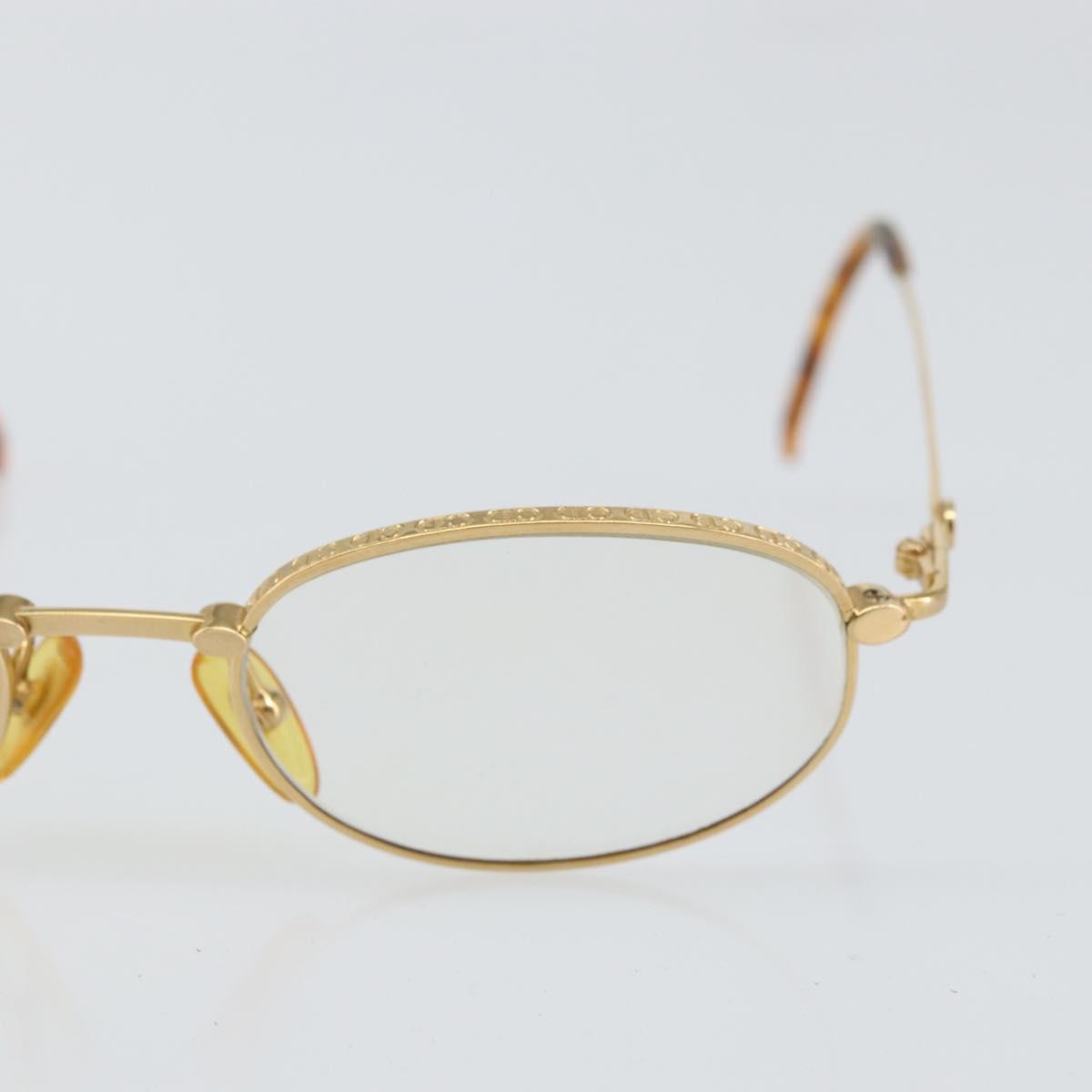 Christian Dior Glasses metal Brown Auth 168779