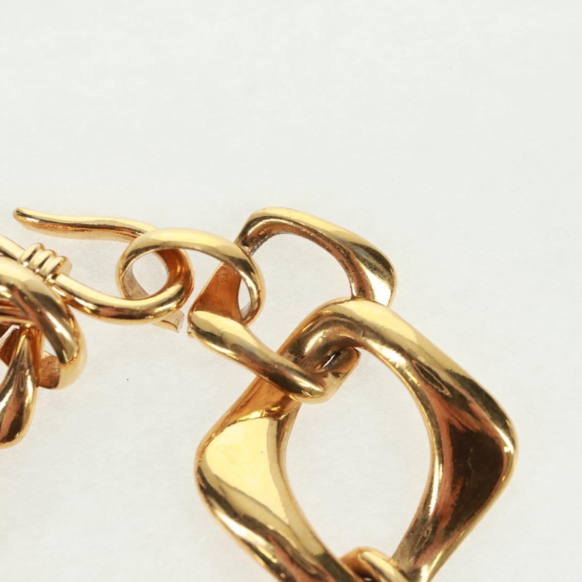 SAINT LAURENT Bracelet metal Gold Tone Auth 168794V