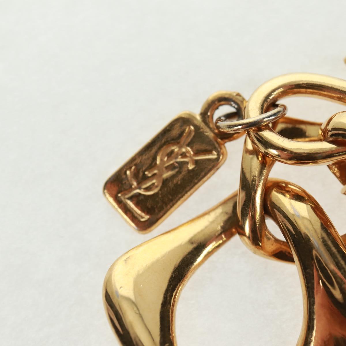 SAINT LAURENT Bracelet metal Gold Tone Auth 168794V