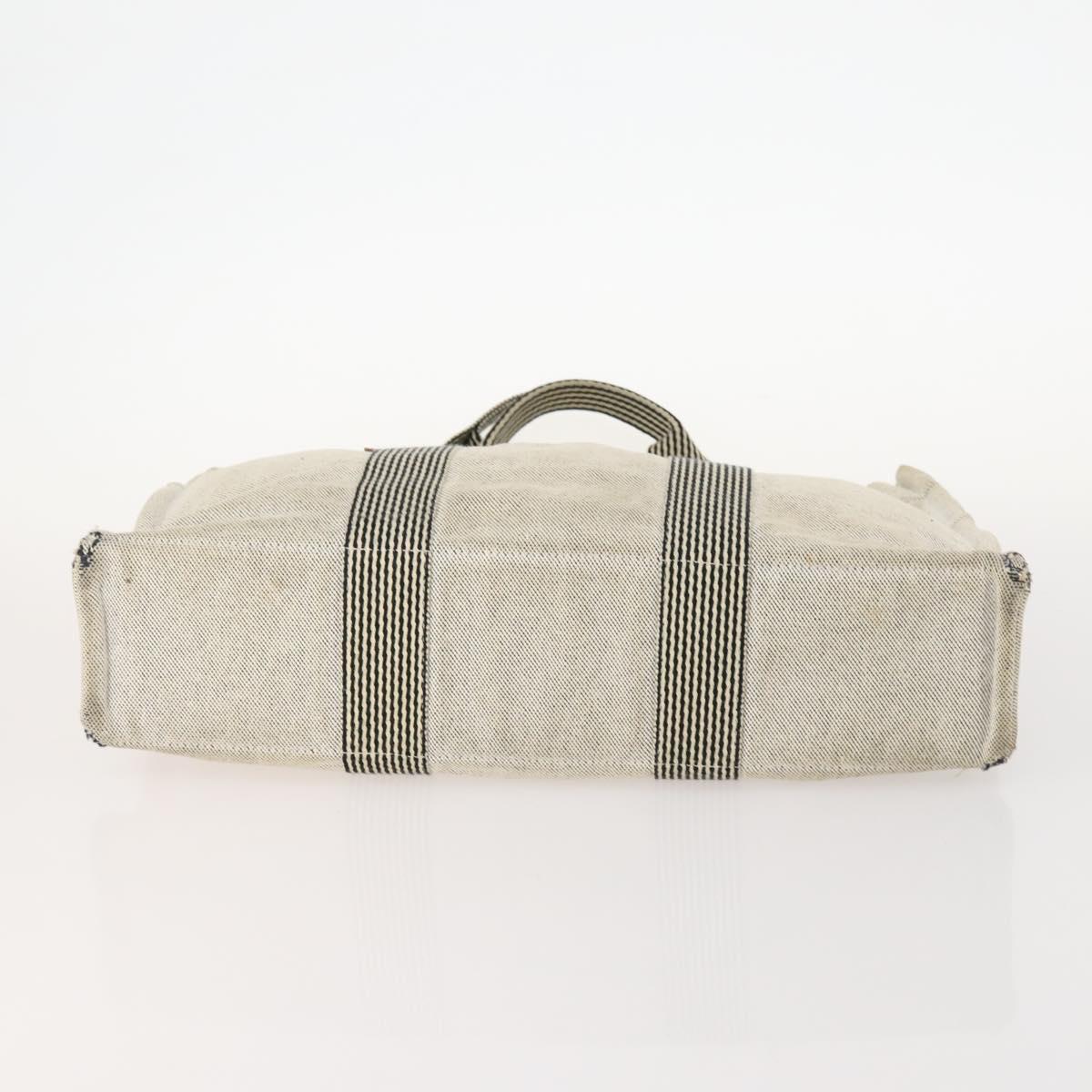 HERMES PRADA Chanel Hand Bag Leather Canvas Nylon 3 Set Beige Auth 168823
