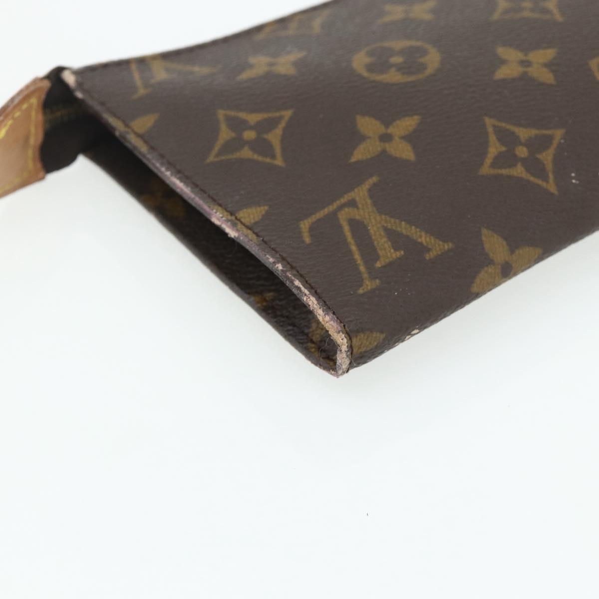 LOUIS VUITTON Monogram Bucket GM Accessory Pouch LV Auth 168847