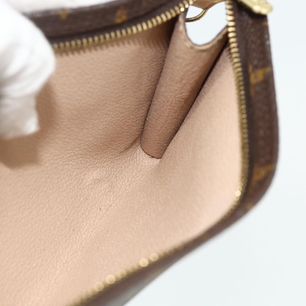 LOUIS VUITTON Monogram Bucket GM Accessory Pouch LV Auth 168847