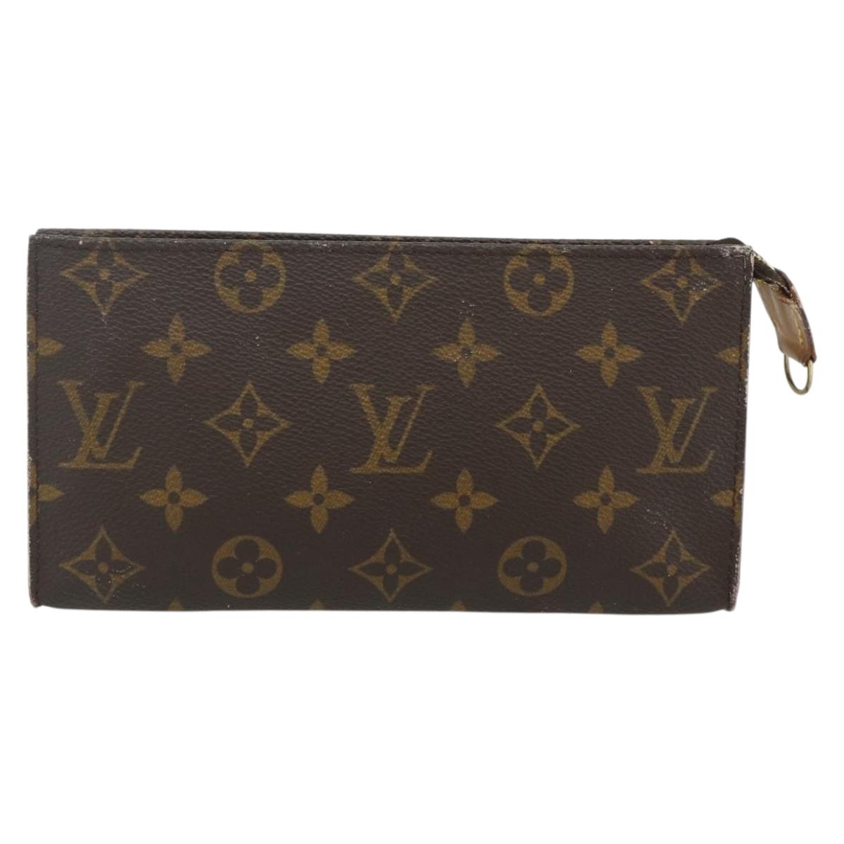 LOUIS VUITTON Monogram Bucket GM Accessory Pouch LV Auth 168847