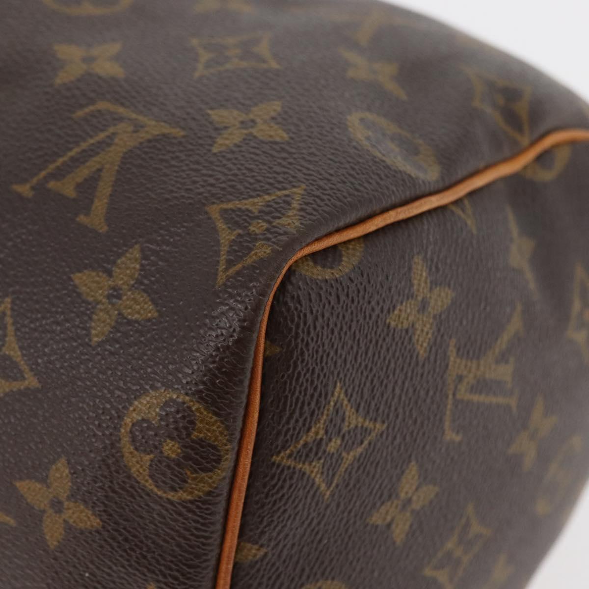 LOUIS VUITTON Monogram Speedy 25 Hand Bag M41528 LV Auth 168849