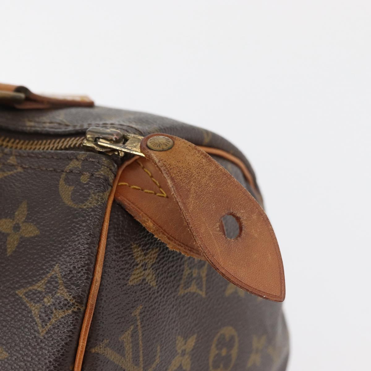 LOUIS VUITTON Monogram Speedy 25 Hand Bag M41528 LV Auth 168849