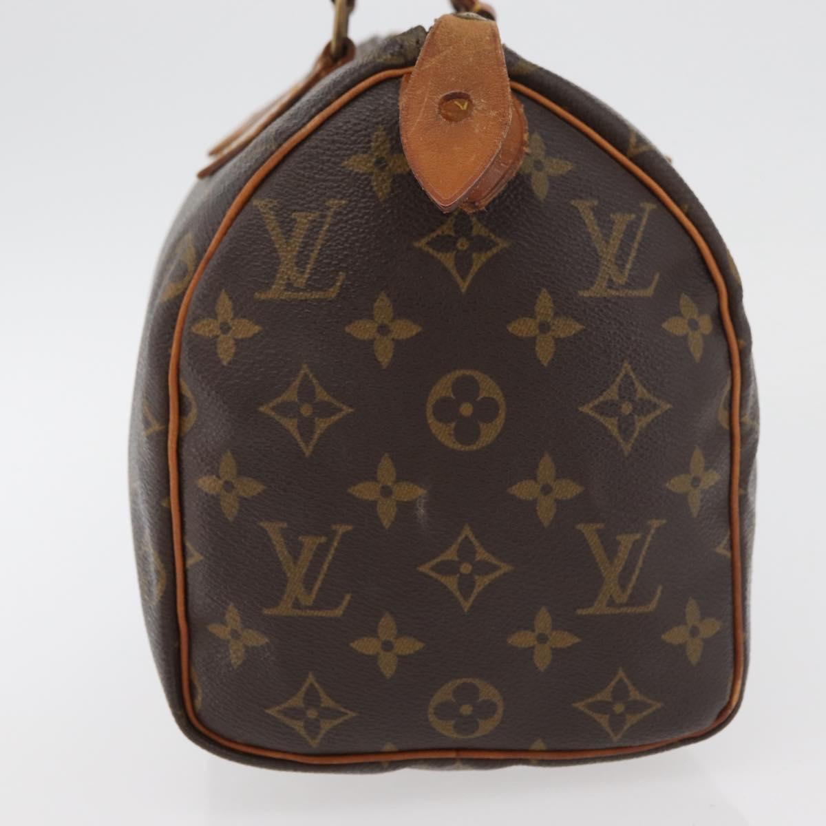 LOUIS VUITTON Monogram Speedy 25 Hand Bag M41528 LV Auth 168849