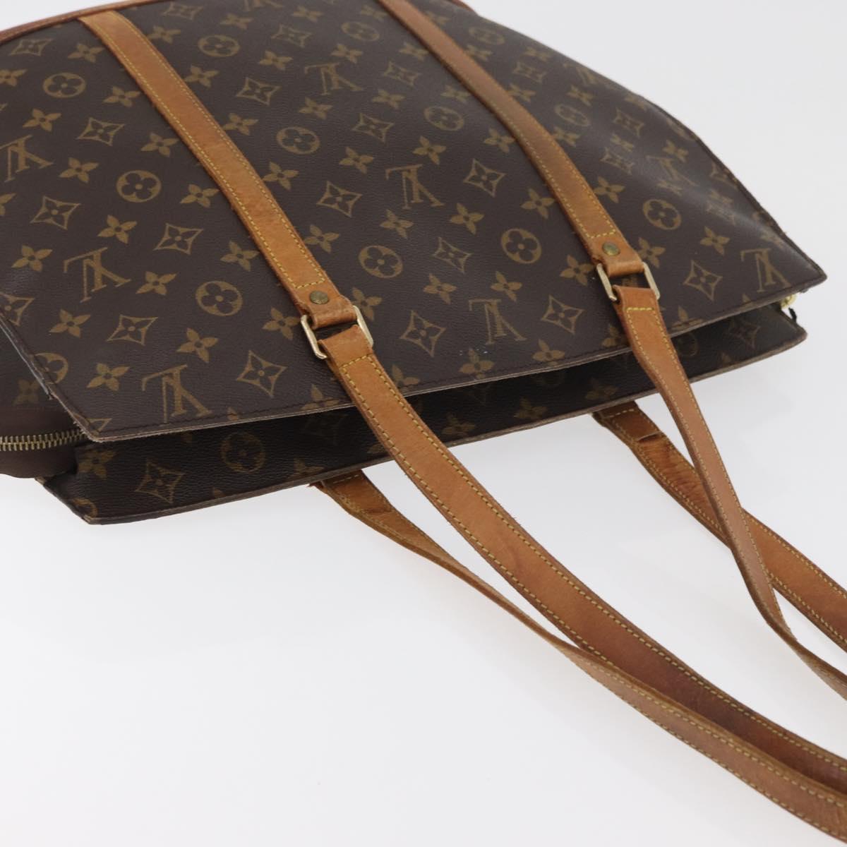 LOUIS VUITTON Monogram Babylone Tote Bag M51102 LV Auth 168857