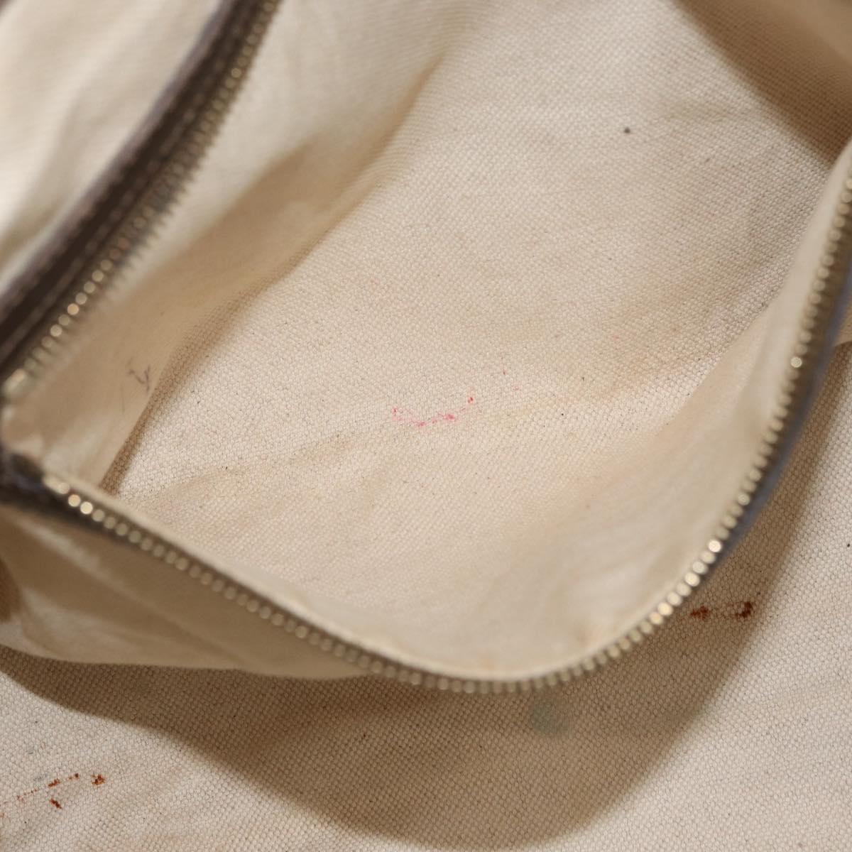 GUCCI GG Canvas Guccissima Bamboo Bag Leather Brown Gold 269956 Auth 168862A