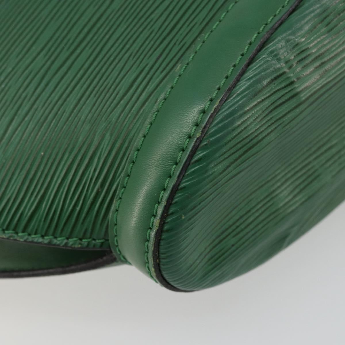 LOUIS VUITTON Epi Saint Jacques Hand Bag Green M52274 LV Auth 168866