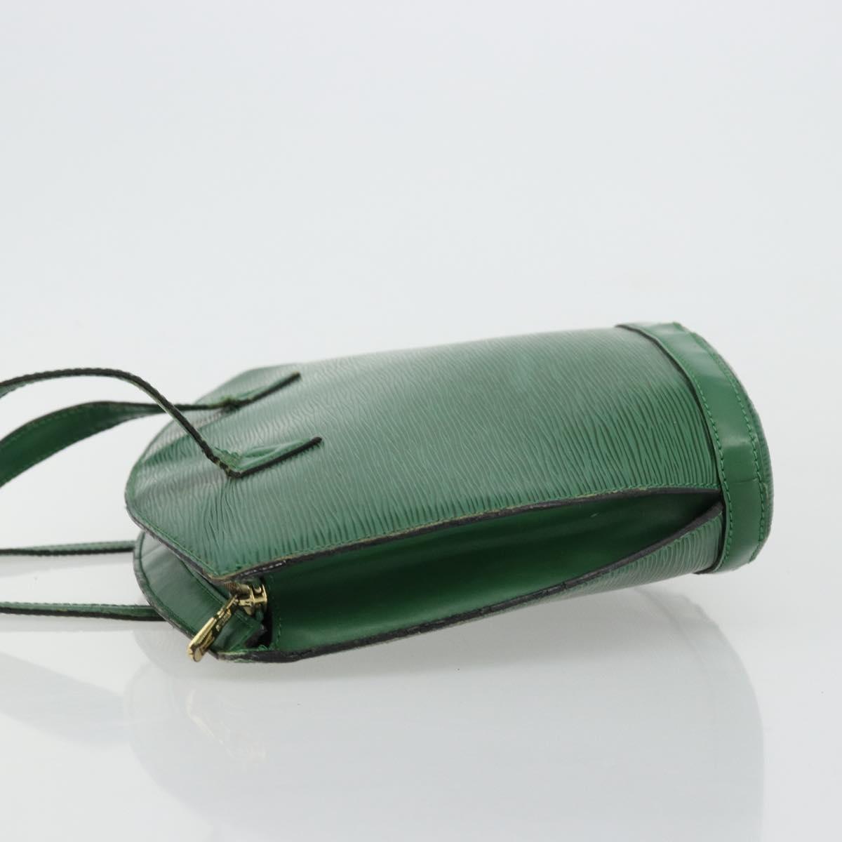 LOUIS VUITTON Epi Saint Jacques Hand Bag Green M52274 LV Auth 168866