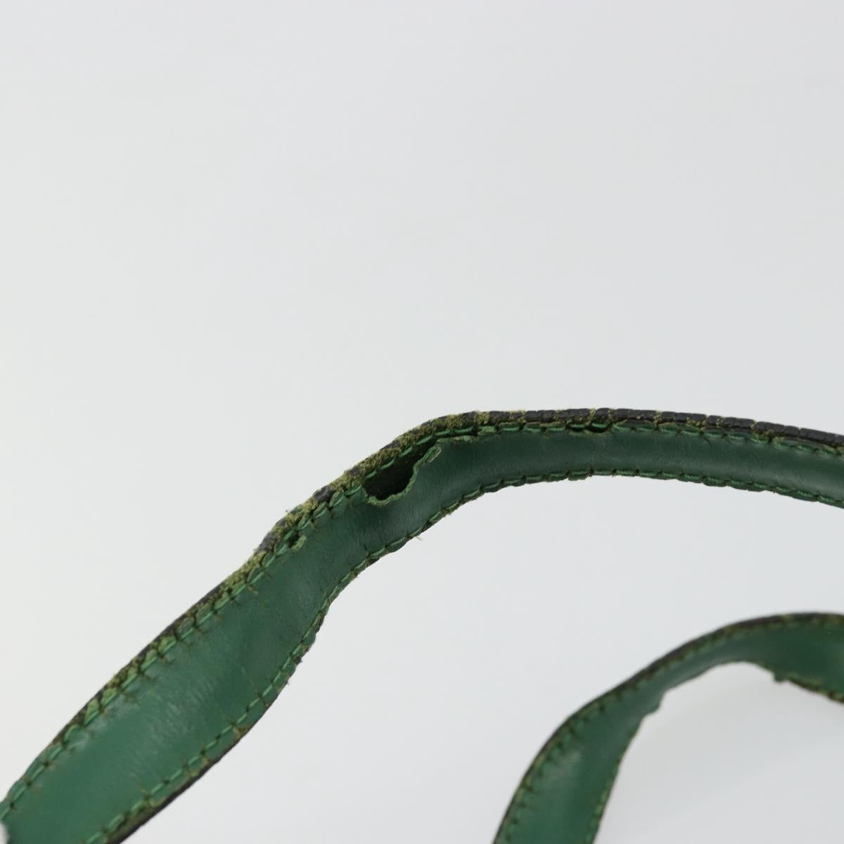 LOUIS VUITTON Epi Saint Jacques Hand Bag Green M52274 LV Auth 168866