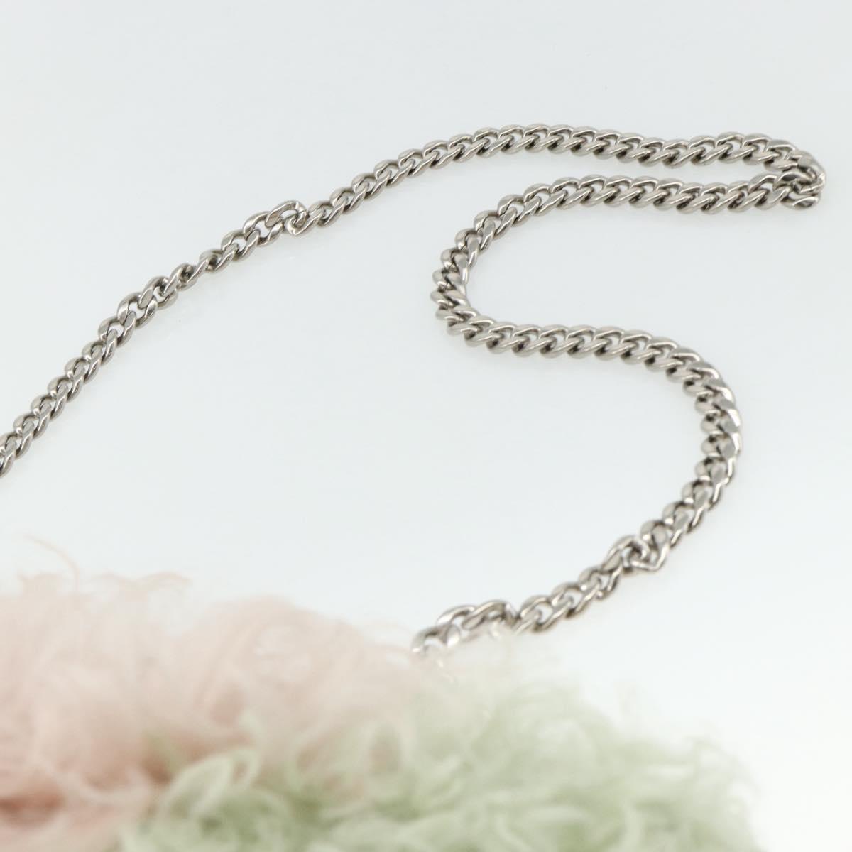Miu Miu Chain Shoulder Bag Fur Pink White Green Auth 168873A