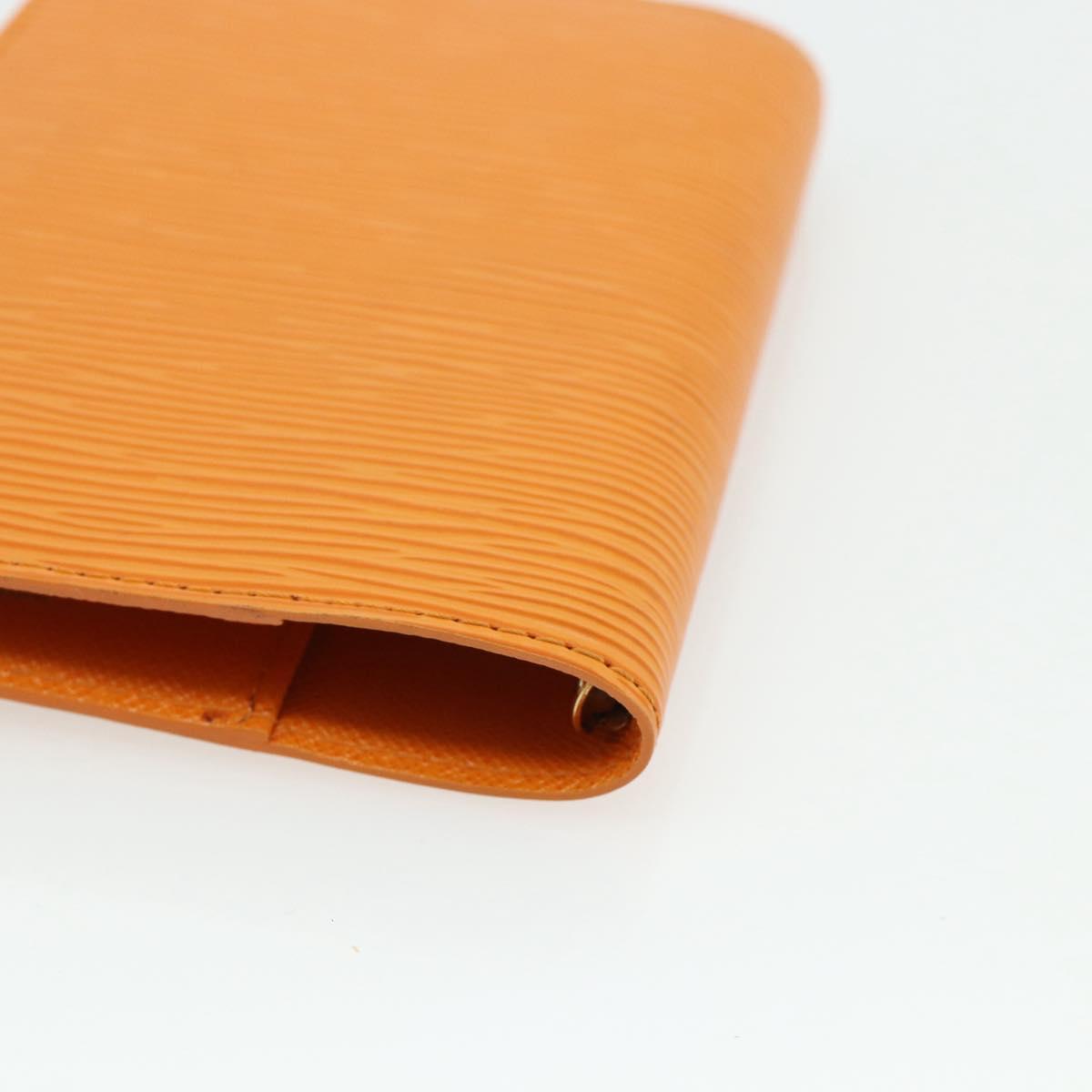 LOUIS VUITTON Epi Agenda PM Day Planner Cover Mandarin R2005H LV Auth 168879A