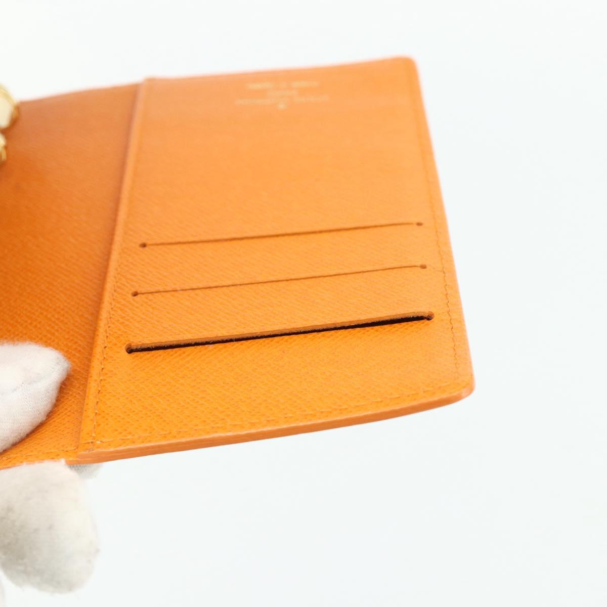 LOUIS VUITTON Epi Agenda PM Day Planner Cover Mandarin R2005H LV Auth 168879A