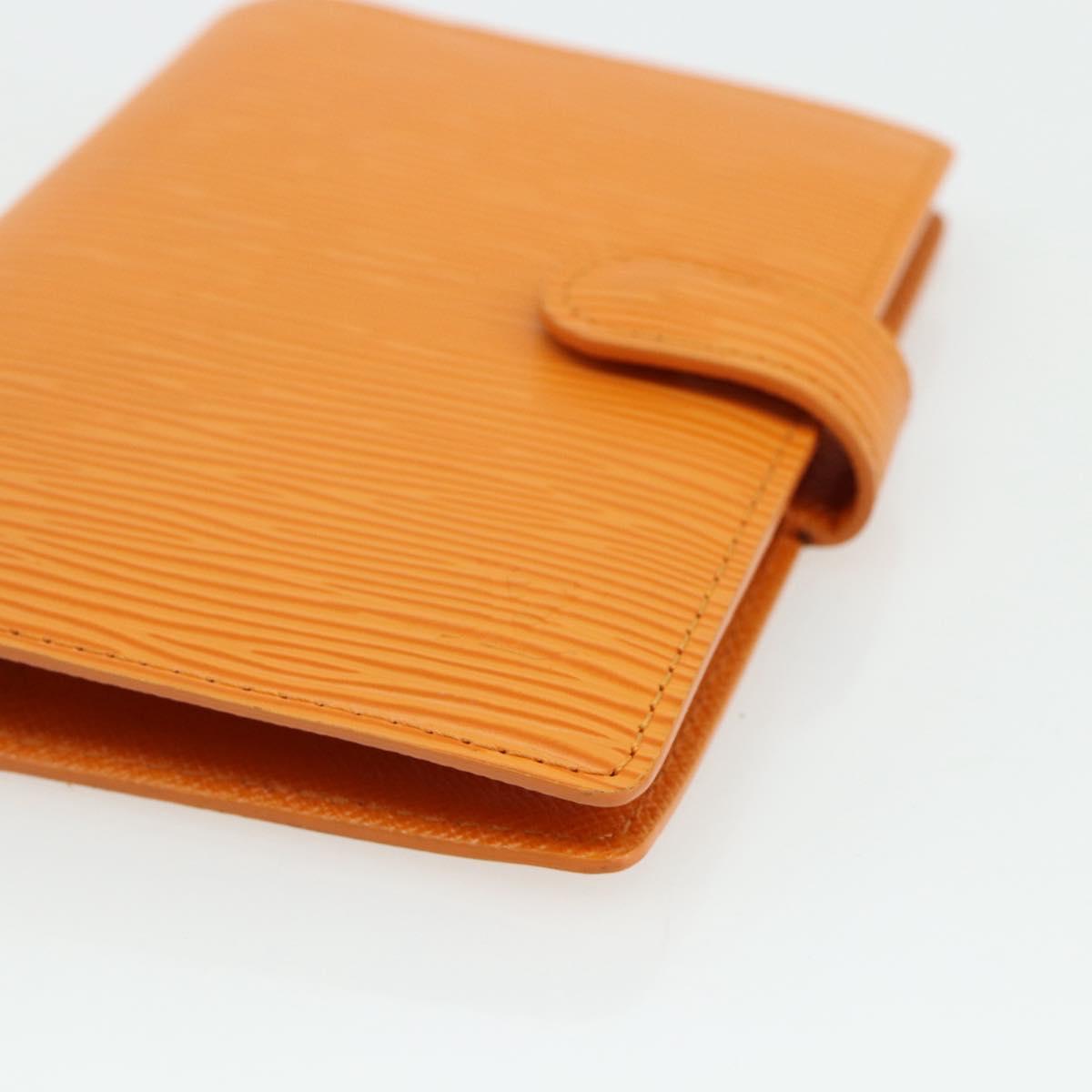 LOUIS VUITTON Epi Agenda PM Day Planner Cover Mandarin R2005H LV Auth 168879A
