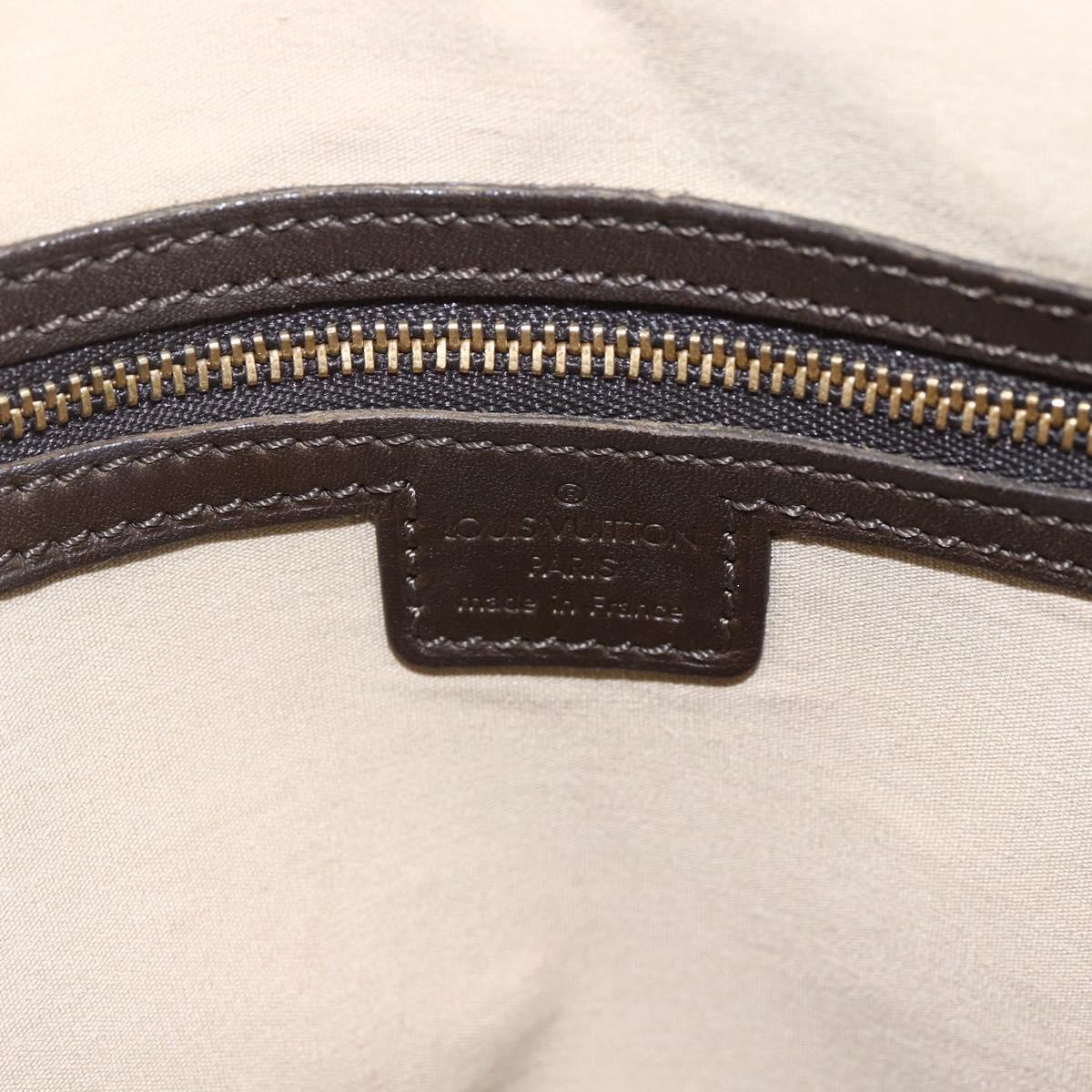 LOUIS VUITTON Monogram Mini Alma Haut Hand Bag Khaki M92203 LV Auth 168931