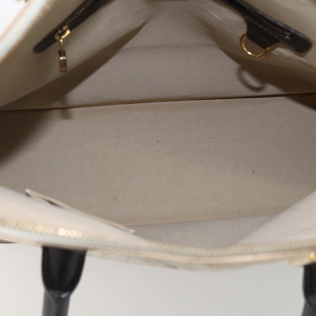 LOUIS VUITTON Monogram Mini Alma Haut Hand Bag Khaki M92203 LV Auth 168931