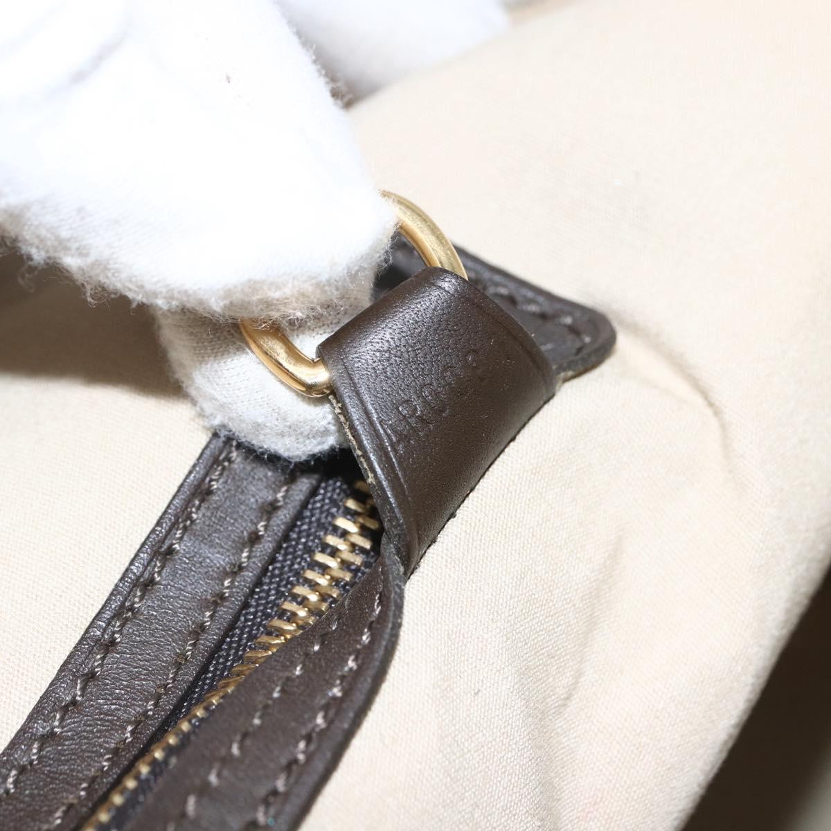 LOUIS VUITTON Monogram Mini Alma Haut Hand Bag Khaki M92203 LV Auth 168931