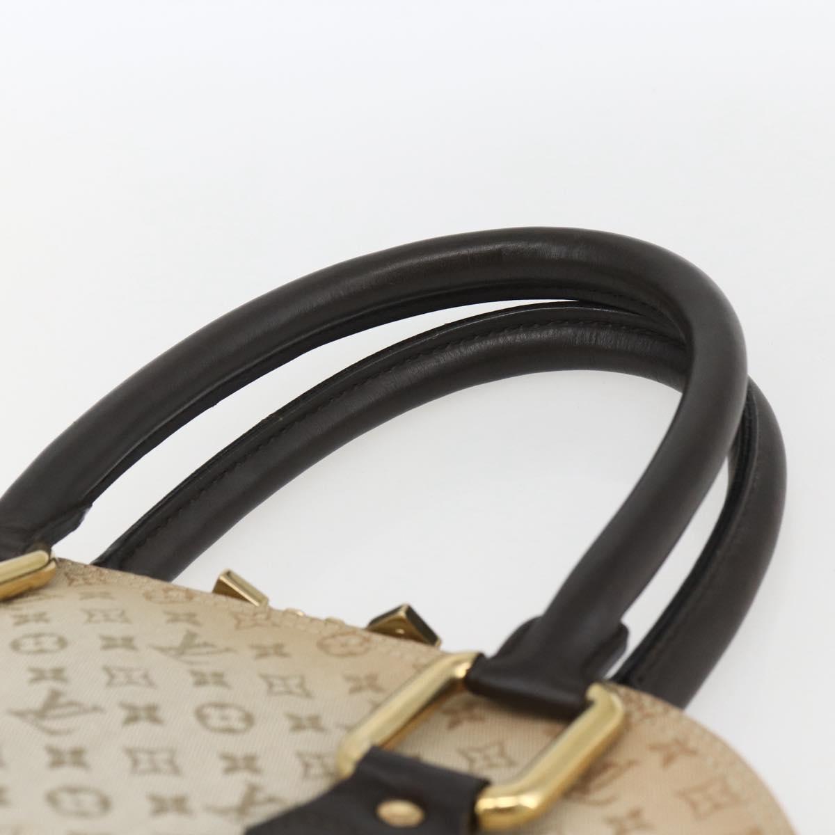 LOUIS VUITTON Monogram Mini Alma Haut Hand Bag Khaki M92203 LV Auth 168931