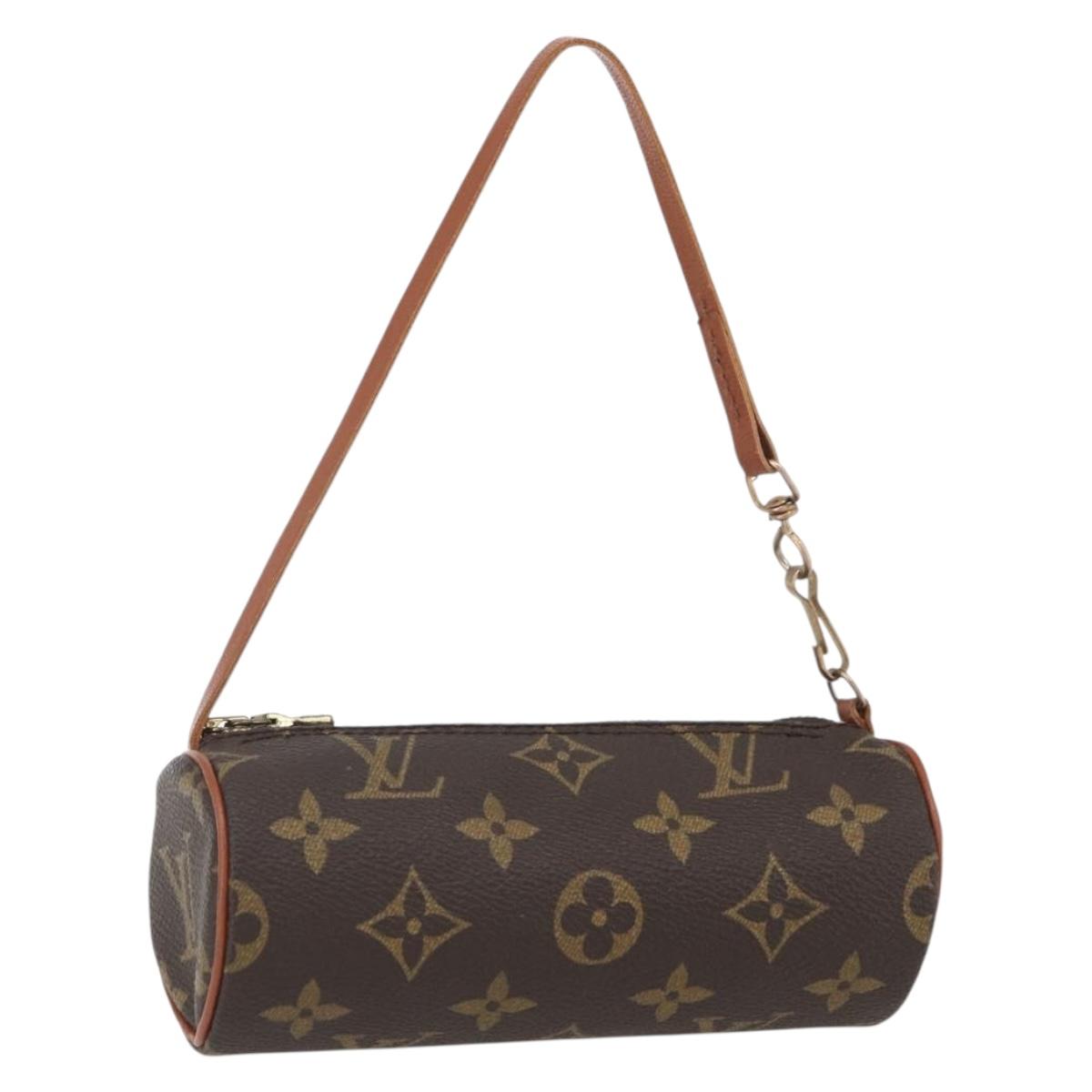 LOUIS VUITTON Monogram Papillon Pouch LV Auth 168957A