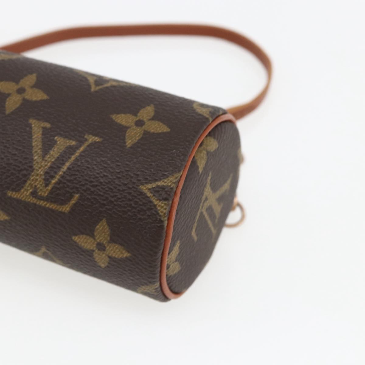 LOUIS VUITTON Monogram Papillon Pouch LV Auth 168957A