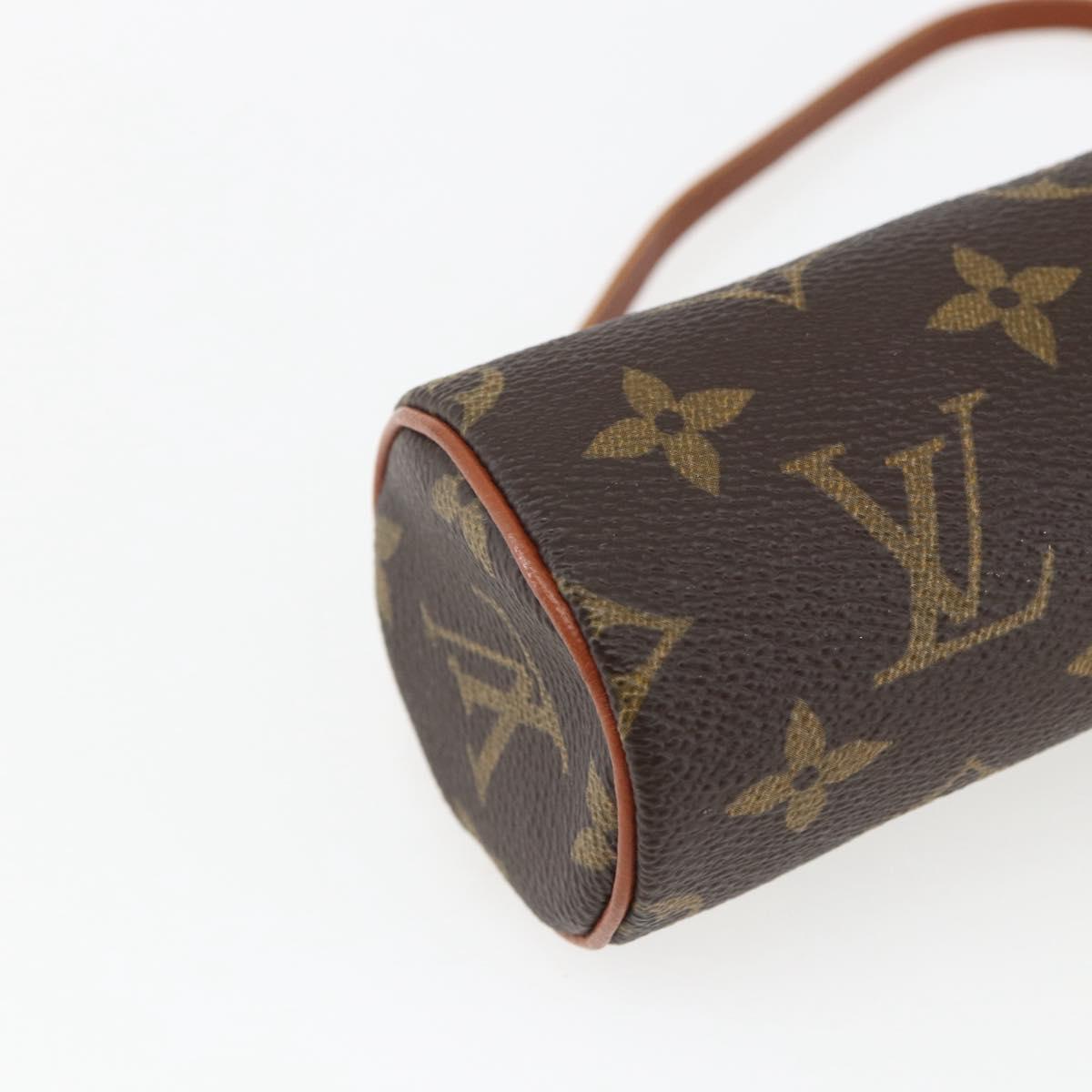 LOUIS VUITTON Monogram Papillon Pouch LV Auth 168957A
