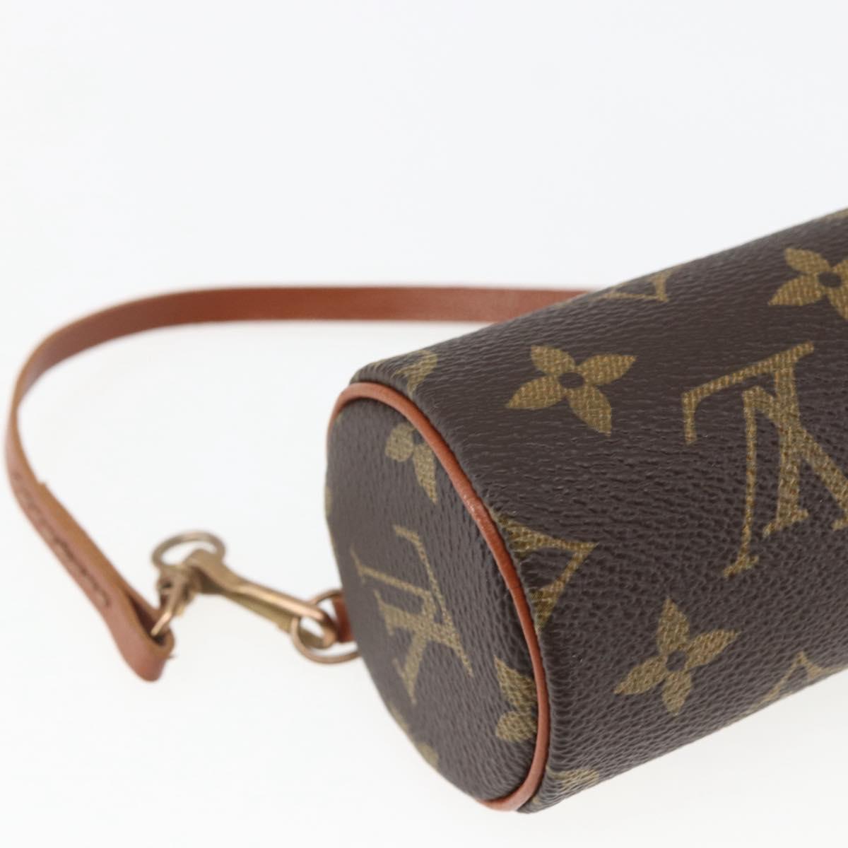 LOUIS VUITTON Monogram Papillon Pouch LV Auth 168957A