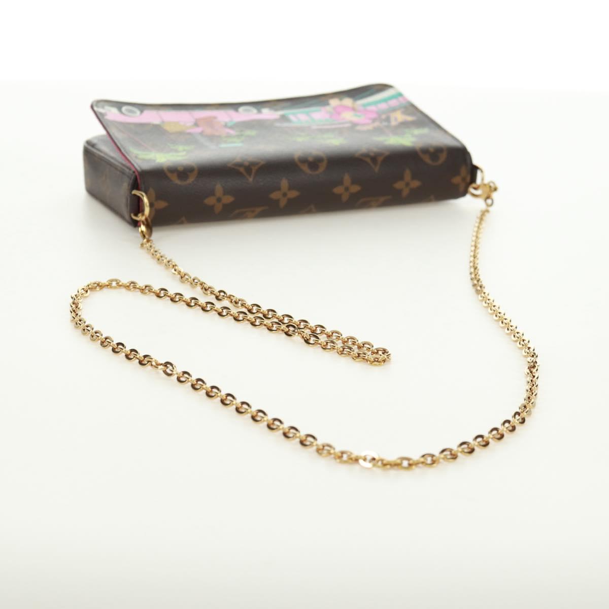 LOUIS VUITTON Monogram Vivienne Pochette Felice Bag M80859 LV Auth 168982SAM