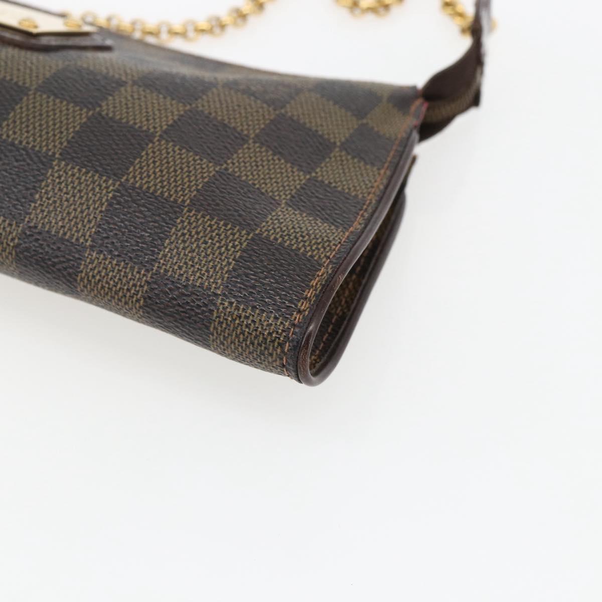LOUIS VUITTON Damier Ebene Sophie 2Way Shoulder Pouch N51135 LV Auth 168983