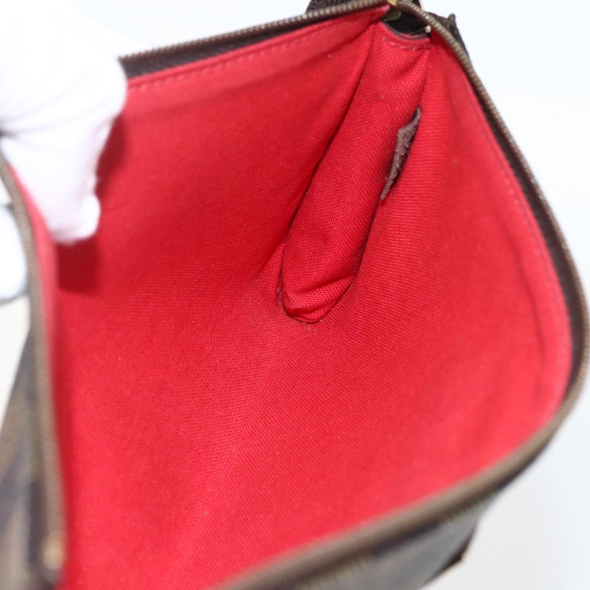 LOUIS VUITTON Damier Ebene Sophie 2Way Shoulder Pouch N51135 LV Auth 168983