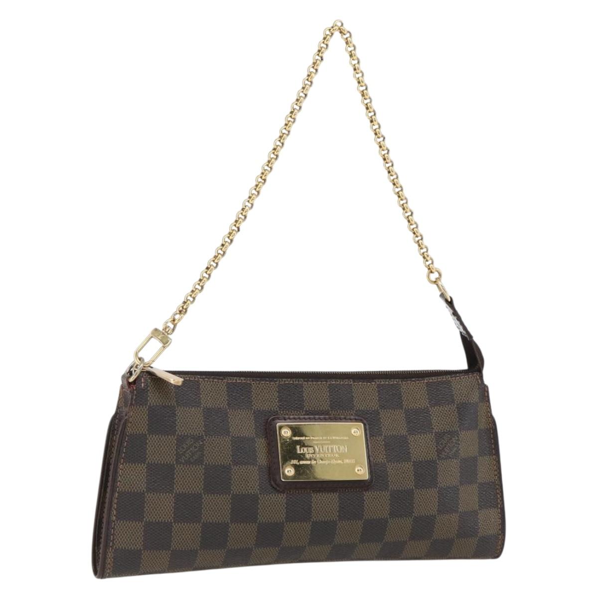 LOUIS VUITTON Damier Ebene Sophie 2Way Shoulder Pouch N51135 LV Auth 168983