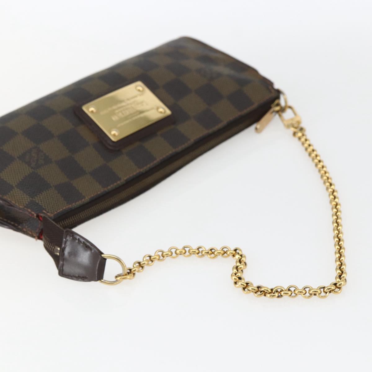 LOUIS VUITTON Damier Ebene Sophie 2Way Shoulder Pouch N51135 LV Auth 168983