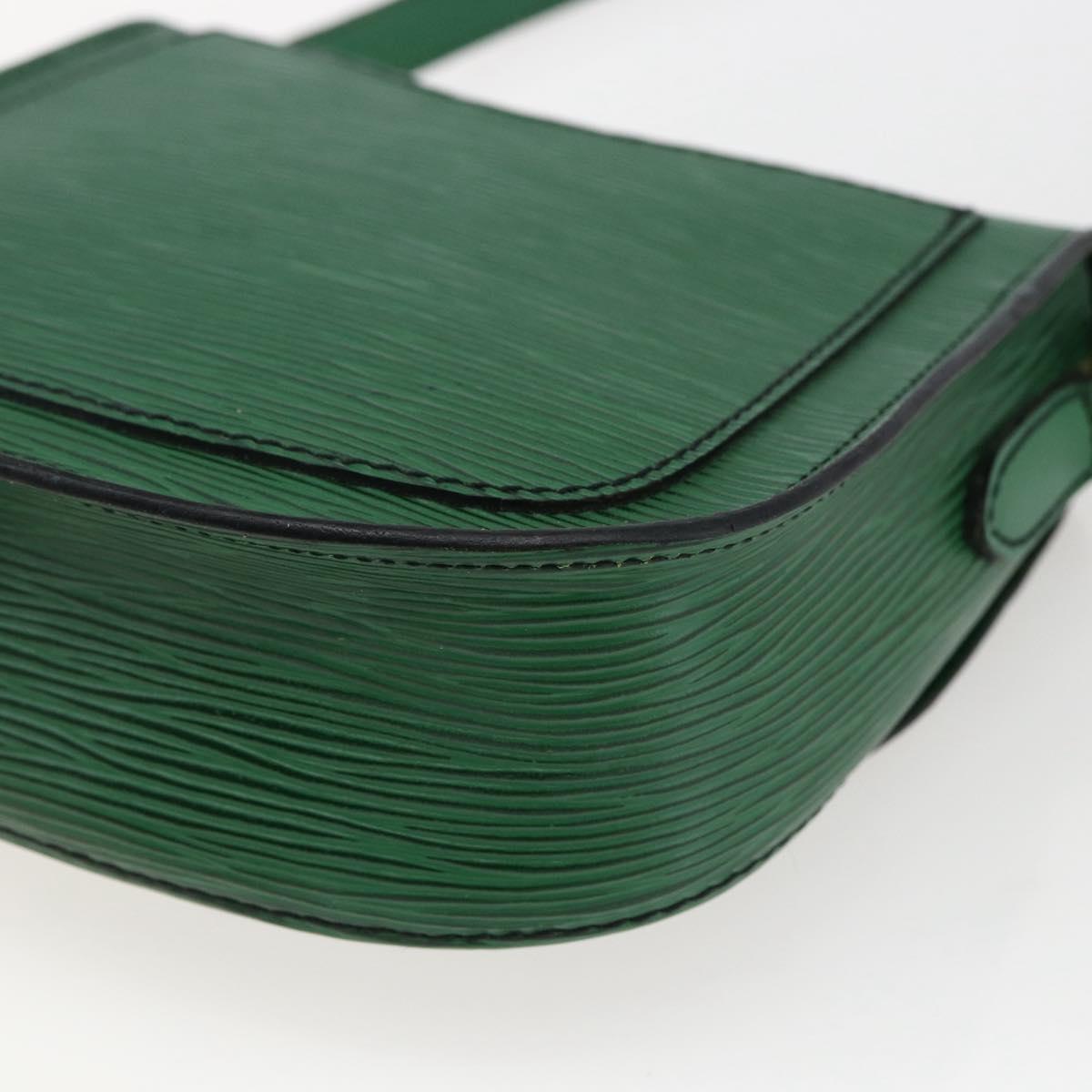 LOUIS VUITTON Epi Saint Cloud PM Shoulder Bag Green M52214 LV Auth 169021