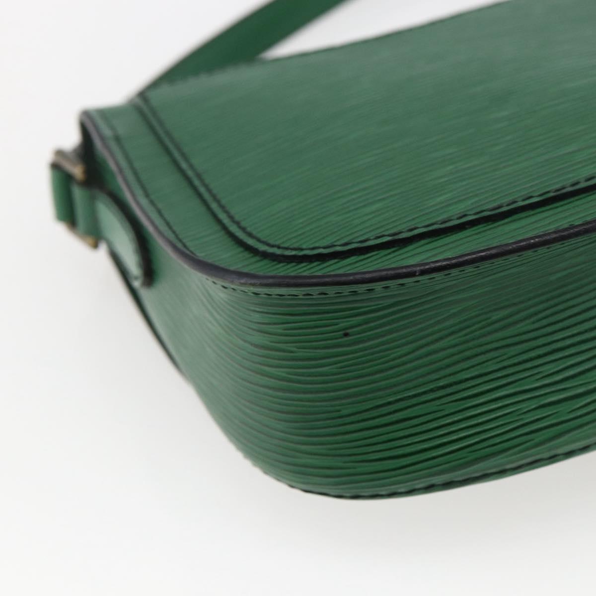 LOUIS VUITTON Epi Saint Cloud PM Shoulder Bag Green M52214 LV Auth 169021