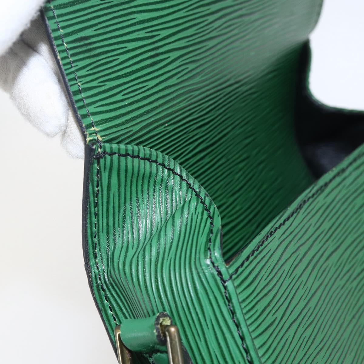 LOUIS VUITTON Epi Saint Cloud PM Shoulder Bag Green M52214 LV Auth 169021