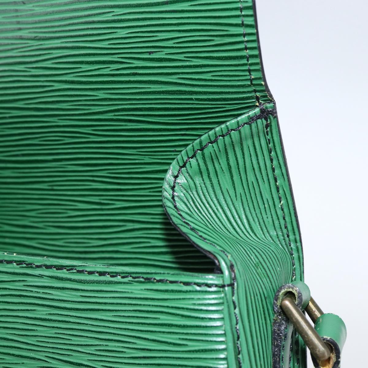 LOUIS VUITTON Epi Saint Cloud PM Shoulder Bag Green M52214 LV Auth 169021