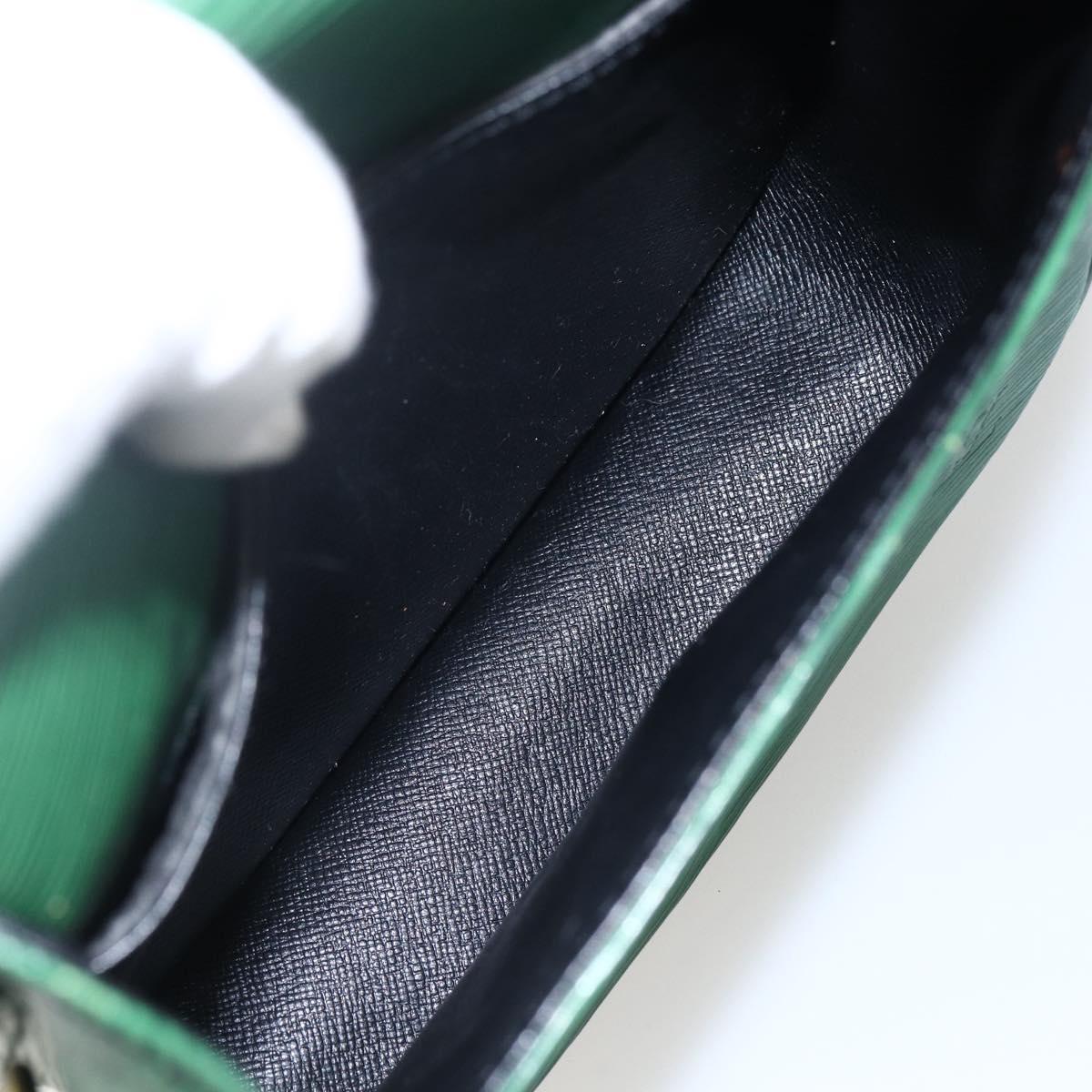 LOUIS VUITTON Epi Saint Cloud PM Shoulder Bag Green M52214 LV Auth 169021