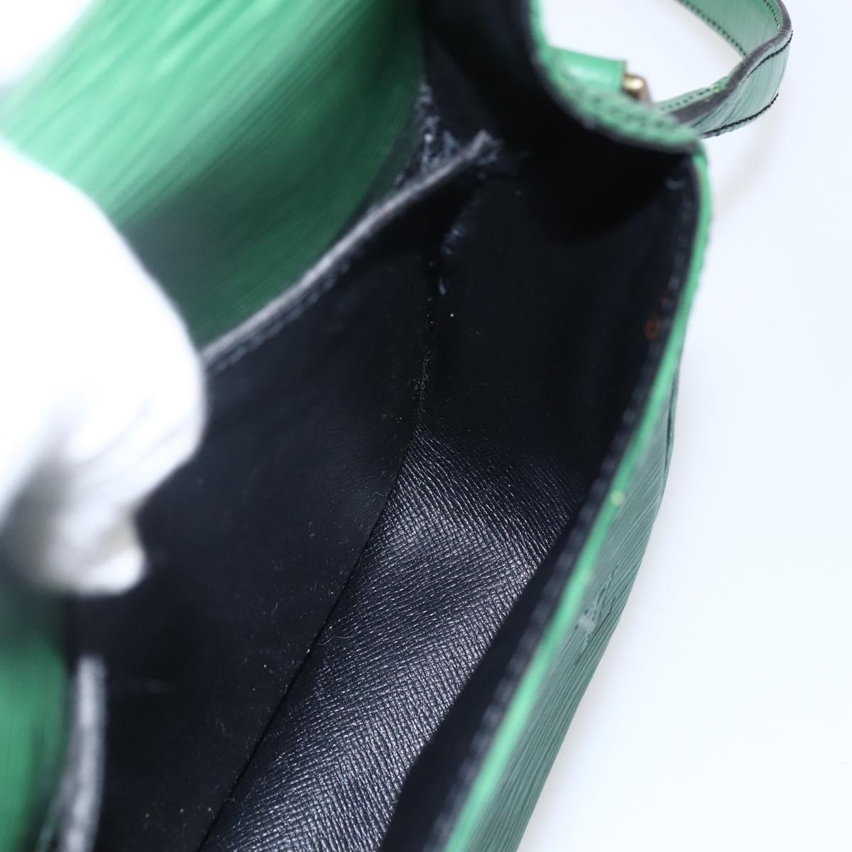 LOUIS VUITTON Epi Saint Cloud PM Shoulder Bag Green M52214 LV Auth 169021