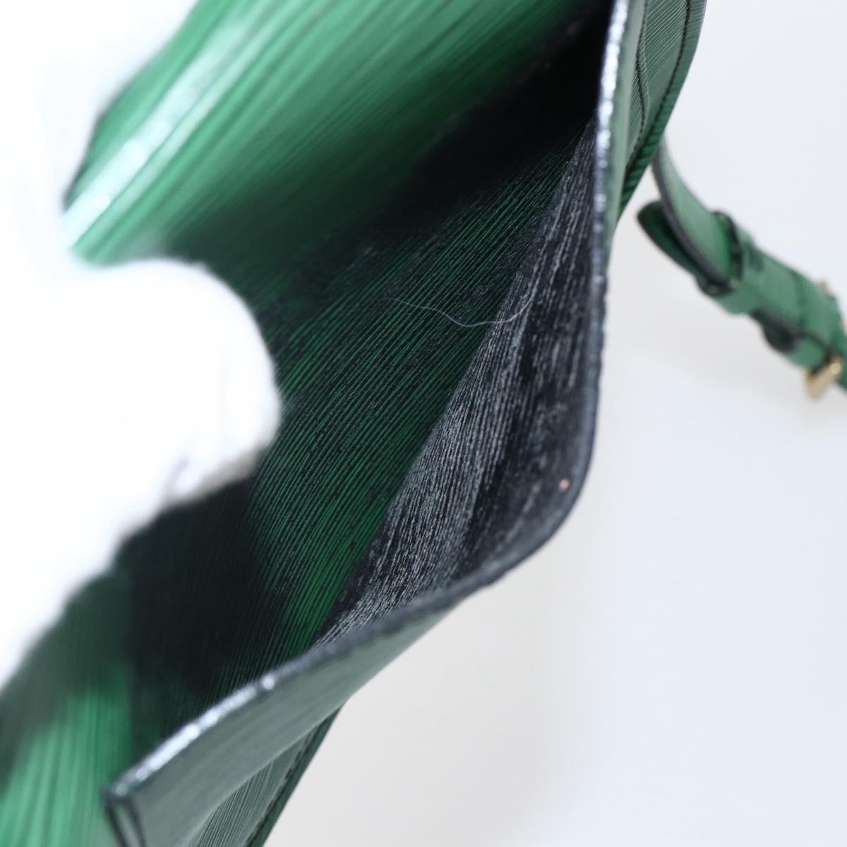 LOUIS VUITTON Epi Saint Cloud PM Shoulder Bag Green M52214 LV Auth 169021