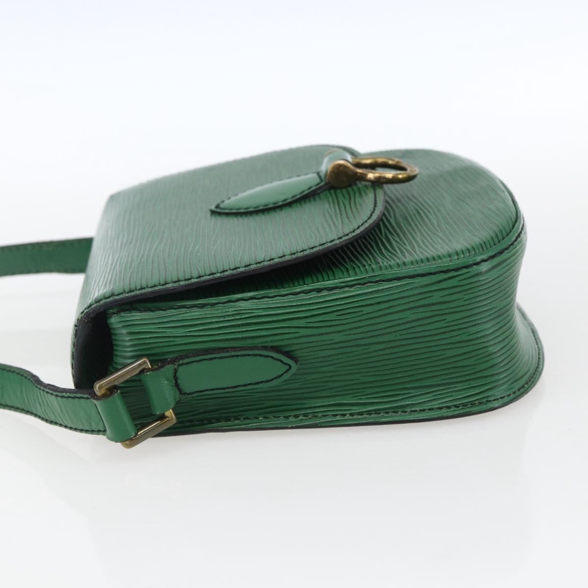 LOUIS VUITTON Epi Saint Cloud PM Shoulder Bag Green M52214 LV Auth 169021