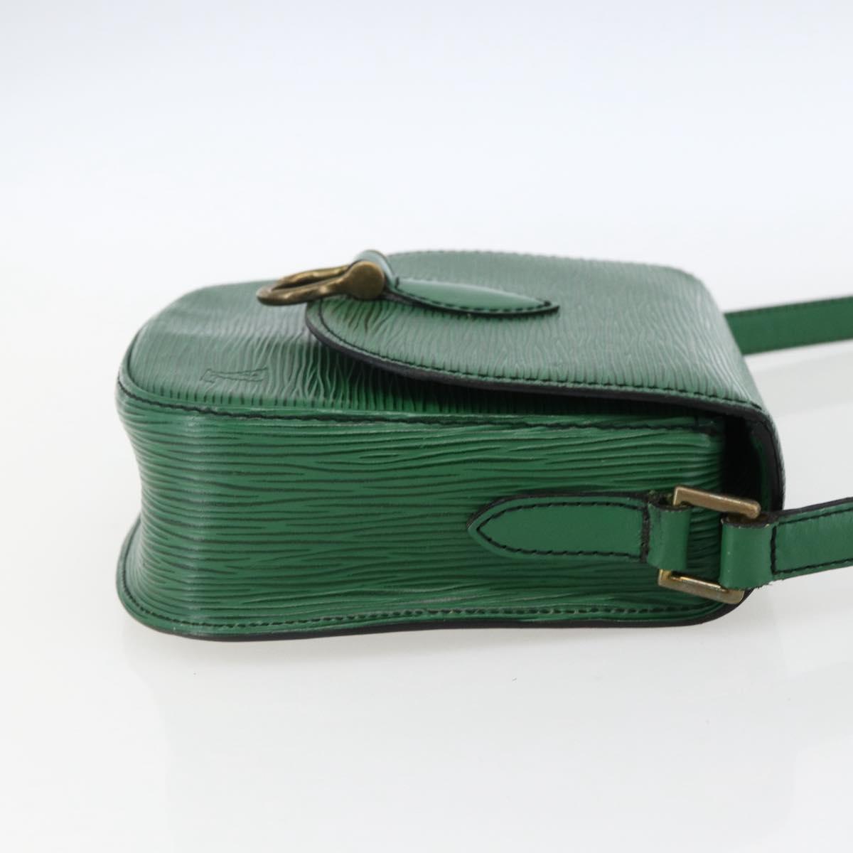 LOUIS VUITTON Epi Saint Cloud PM Shoulder Bag Green M52214 LV Auth 169021