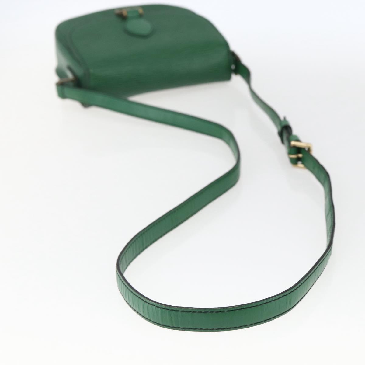 LOUIS VUITTON Epi Saint Cloud PM Shoulder Bag Green M52214 LV Auth 169021