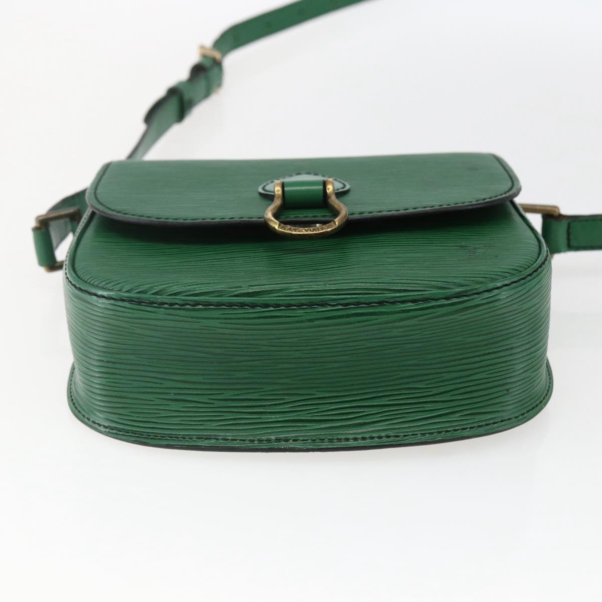 LOUIS VUITTON Epi Saint Cloud PM Shoulder Bag Green M52214 LV Auth 169021