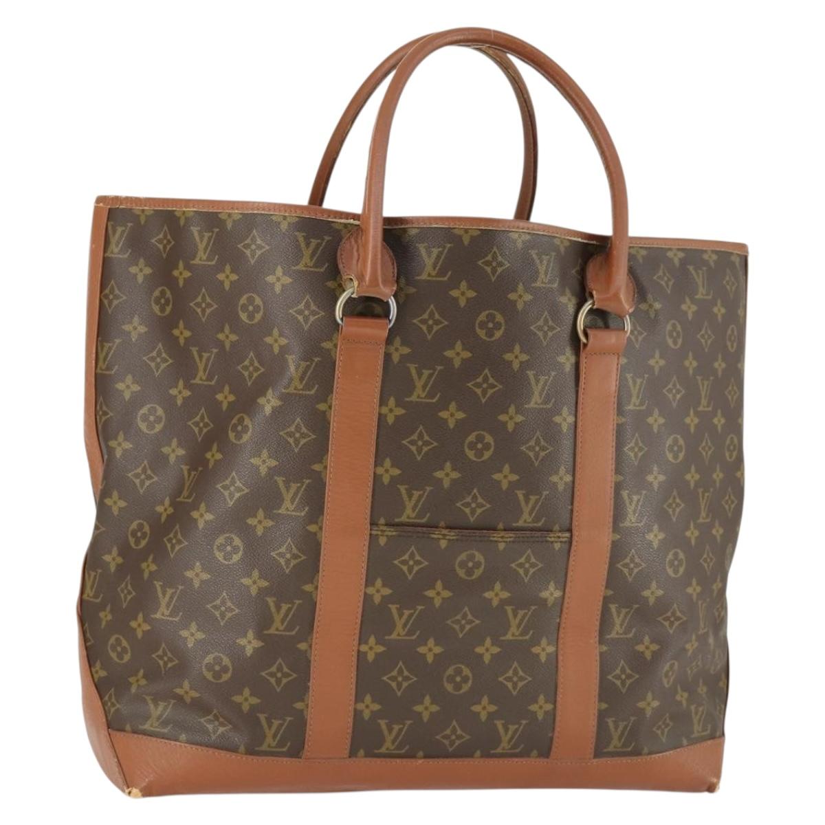 LOUIS VUITTON Monogram Sac Weekend GM Tote Bag M42420 LV Auth 169030