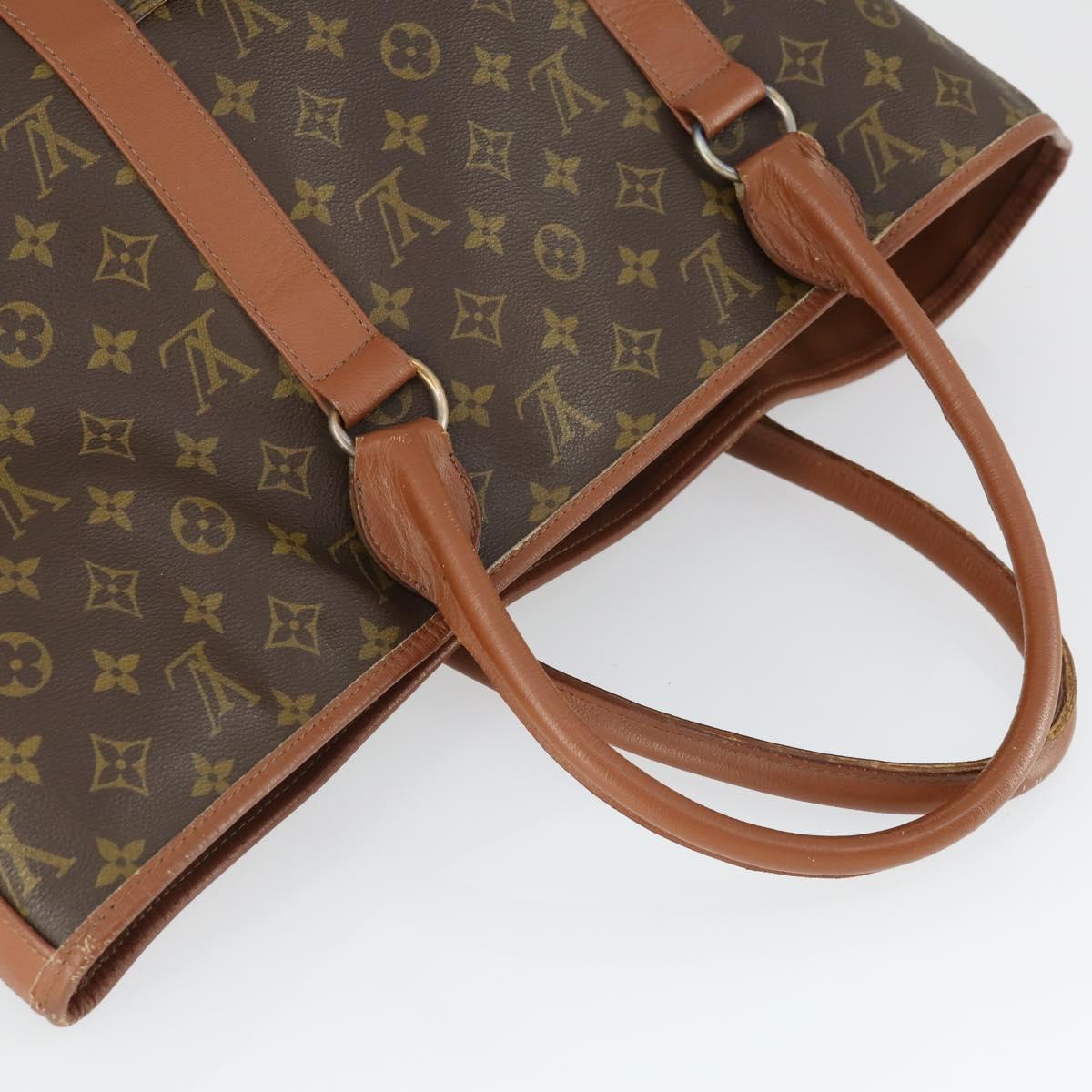 LOUIS VUITTON Monogram Sac Weekend GM Tote Bag M42420 LV Auth 169030