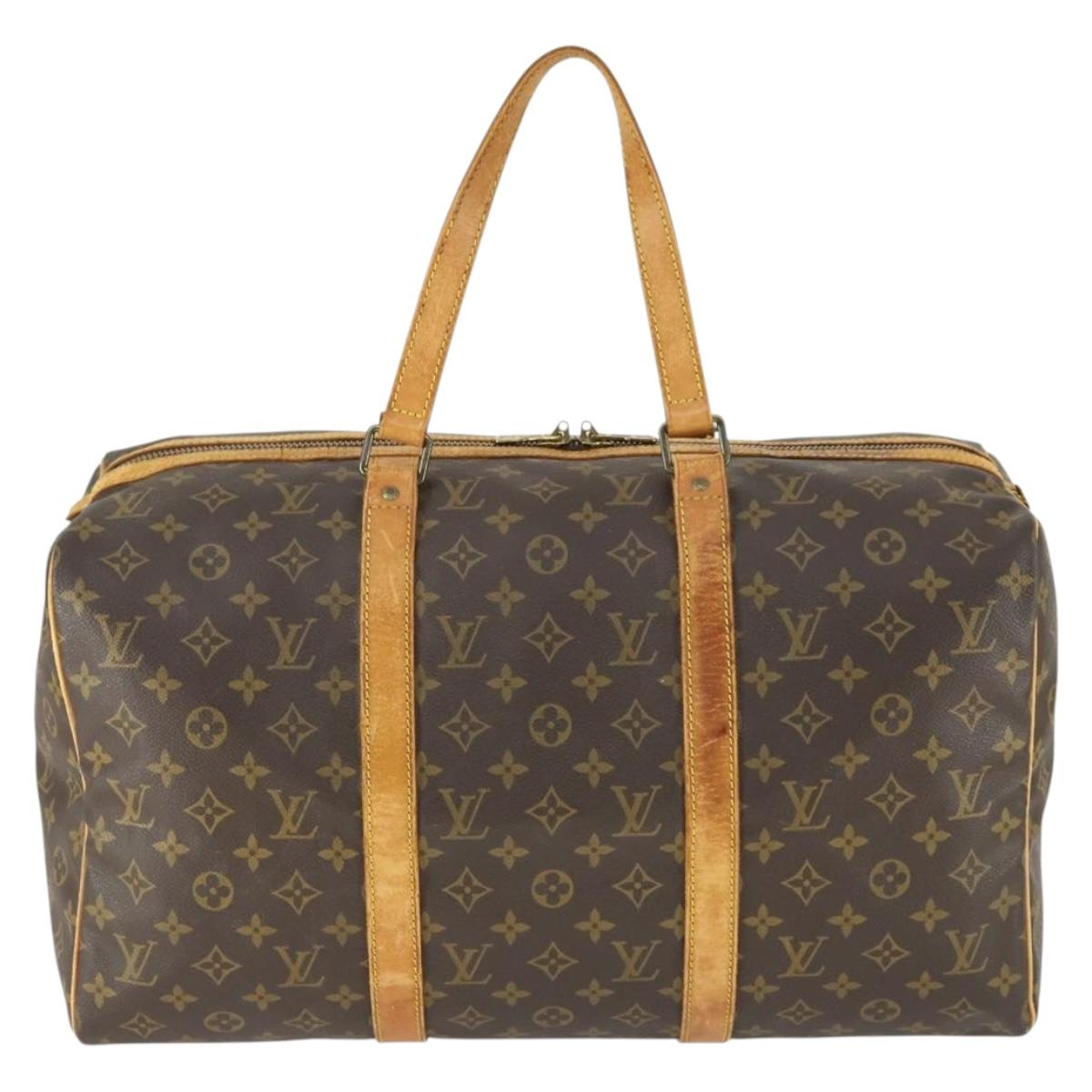 LOUIS VUITTON Monogram Sac Souple 45 Boston Bag M41624 LV Auth 169031
