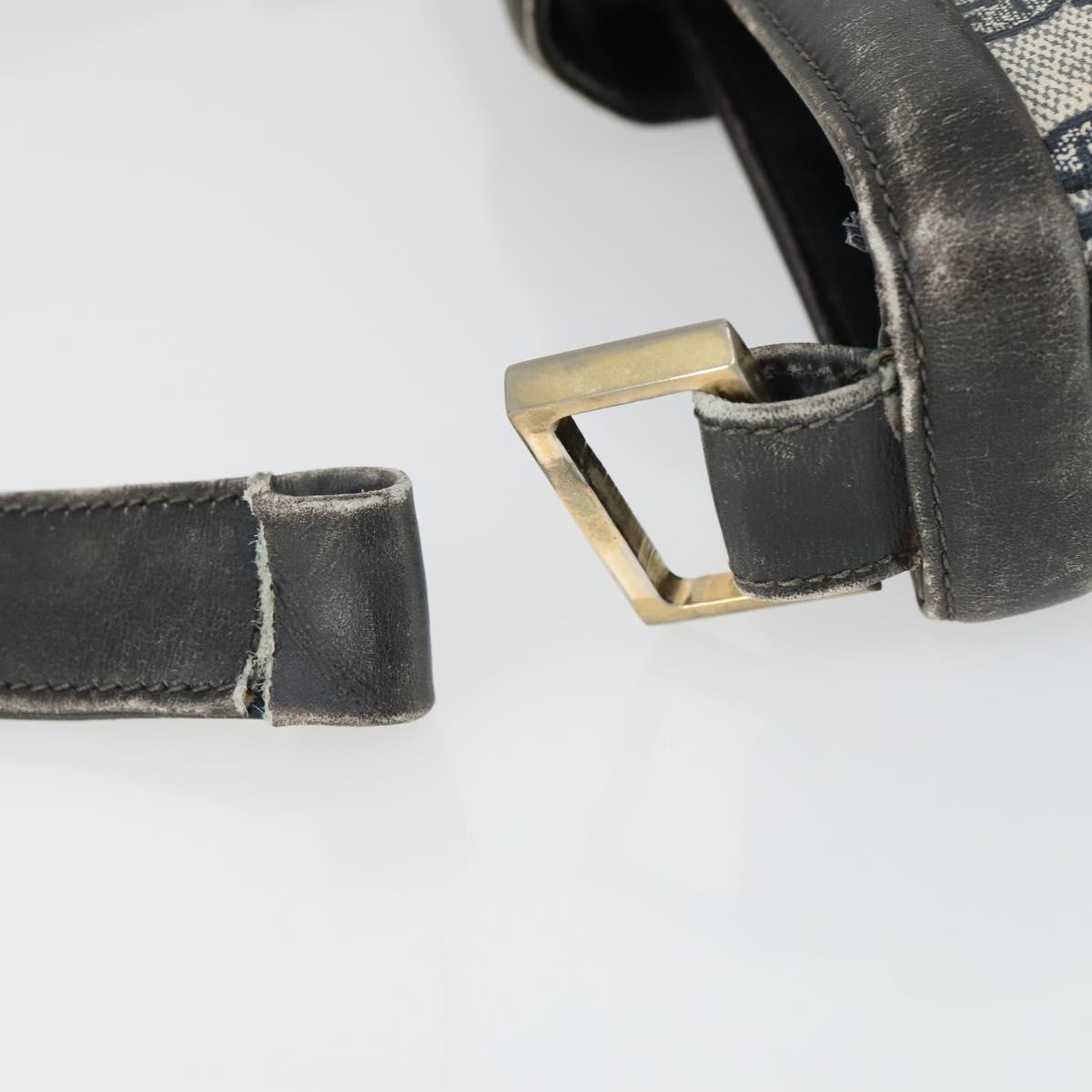 GUCCI GG Supreme Shoulder Bag PVC Navy Auth 169045