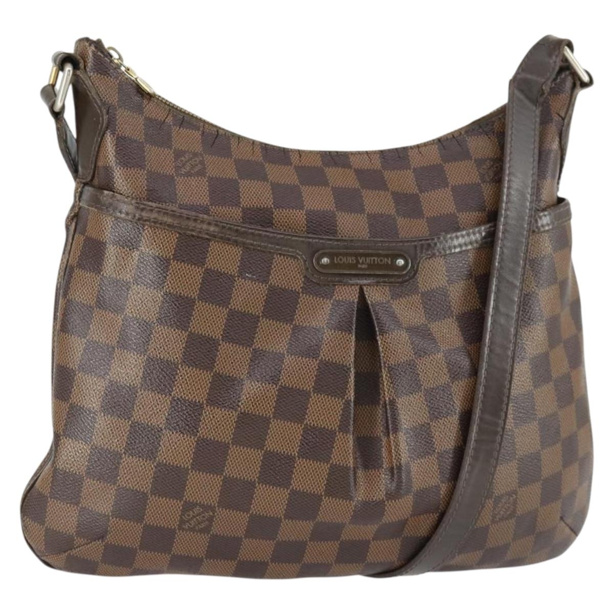 LOUIS VUITTON Damier Ebene Bloomsbury PM Shoulder Bag N42251 LV Auth 169066